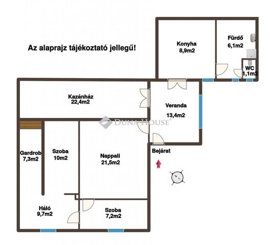 Eladó családi ház, Sopronban, Hajnal téren 74.99 M Ft, 4 szobás