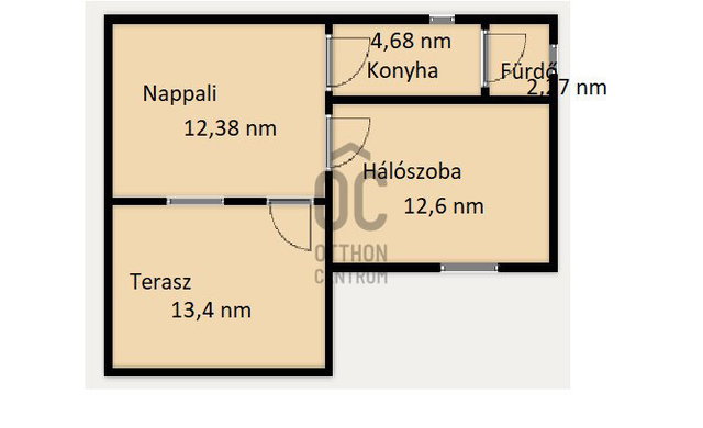 Eladó családi ház, Tápiószentmártonon 11 M Ft, 2 szobás
