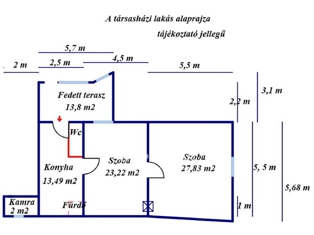 Eladó téglalakás, Kiskunfélegyházán 7.999 M Ft, 2 szobás