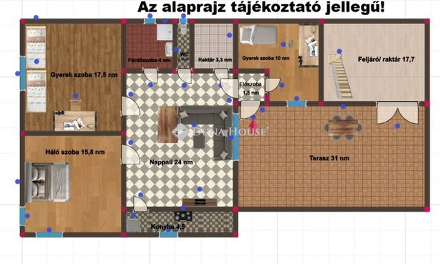 Eladó családi ház, Dömsödön 64.5 M Ft, 4 szobás