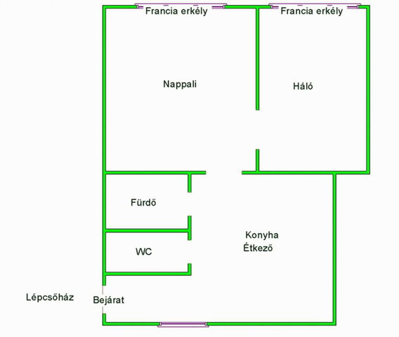 Kiadó téglalakás, albérlet, V. kerületben, Vadász utcában