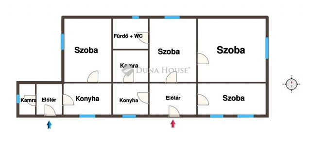 Eladó családi ház, Szankon 11.5 M Ft, 4 szobás