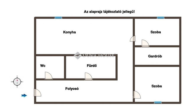 Eladó panellakás, Pétfürdőn 36.5 M Ft, 2 szobás