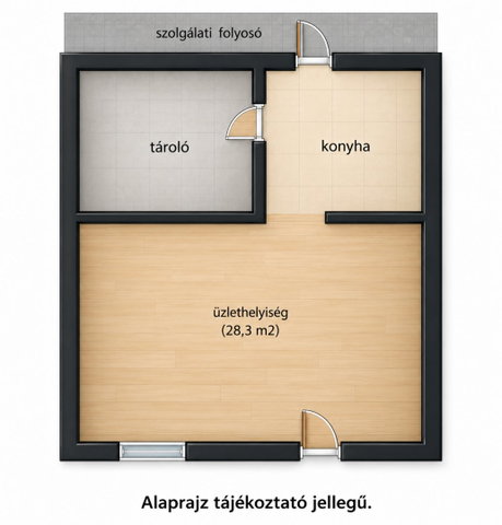 Kiadó üzlethelyiség, Ráckevén 120 E Ft / hó, 1+1 szobás