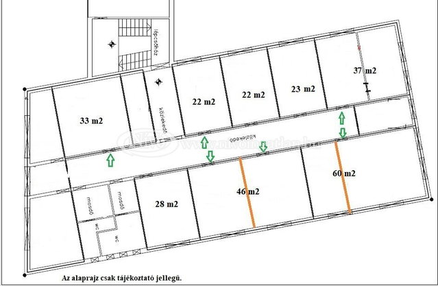 Eladó iroda, Veszprémben 16.5 M Ft, 1 szobás