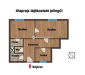 Eladó téglalakás, VIII. kerületben 89.9 M Ft, 3 szobás