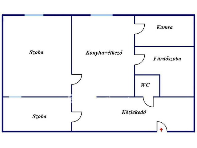 Eladó téglalakás, Nyíregyházán 33 M Ft, 1+1 szobás