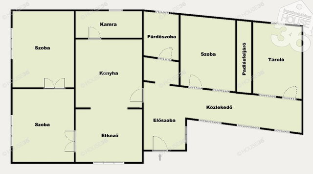 Eladó családi ház, Miskén 12.5 M Ft, 3 szobás