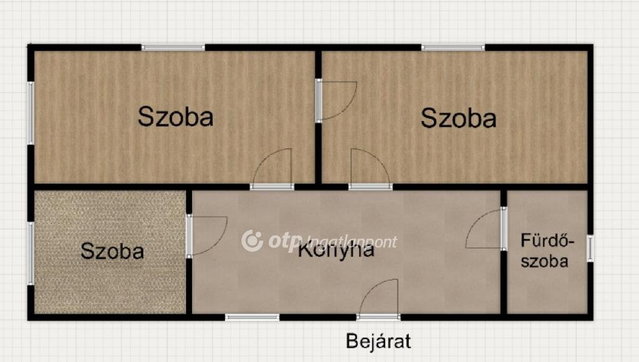 Eladó családi ház, Földesen 24.9 M Ft, 2+1 szobás