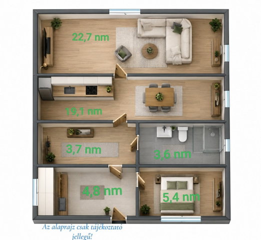 Eladó sorház, Budapesten, XX. kerületben 49.5 M Ft, 1+1 szobás