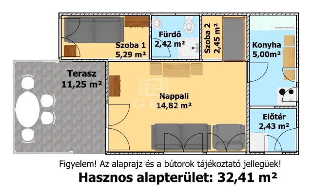 Eladó családi ház, Hajdúnánáson 21.9 M Ft, 1+1 szobás