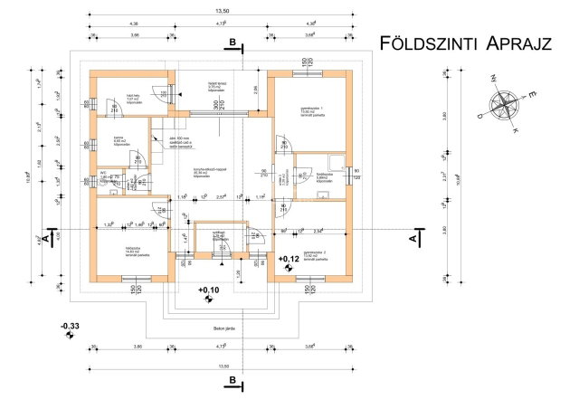 Eladó családi ház, Jakabszálláson 74.9 M Ft, 3 szobás