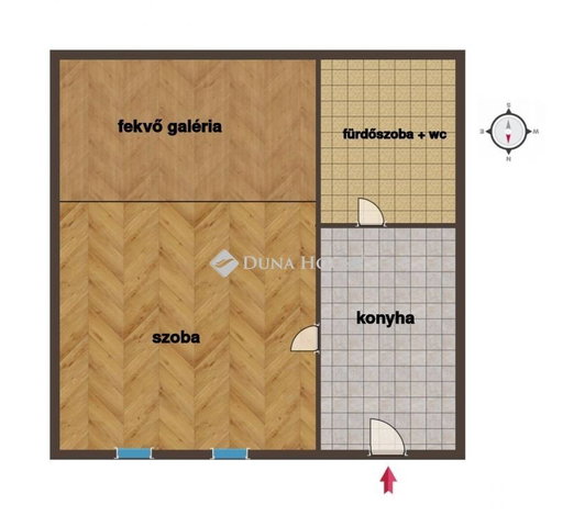 Eladó téglalakás, Budapesten, IV. kerületben 43.3 M Ft, 1 szobás