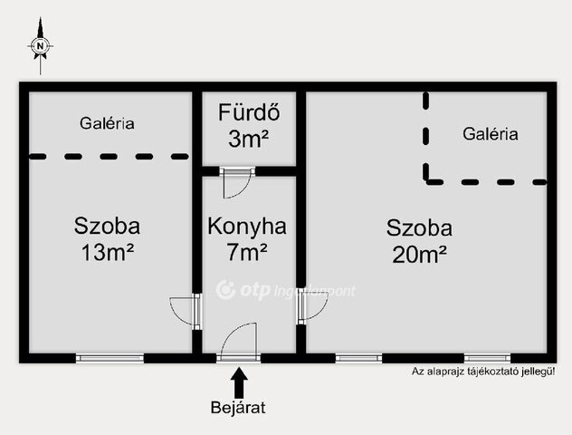 Eladó téglalakás, Budapesten, VII. kerületben 59.9 M Ft