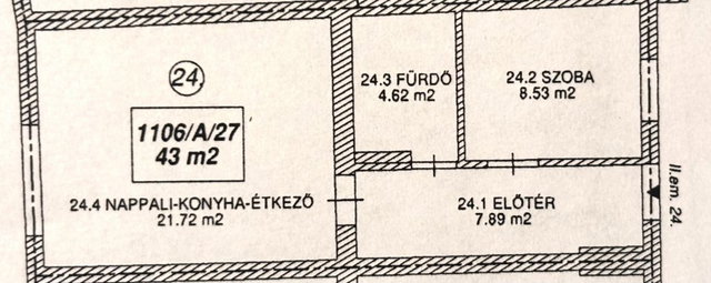 Eladó téglalakás, Szolnokon 51.6 M Ft, 1+1 szobás