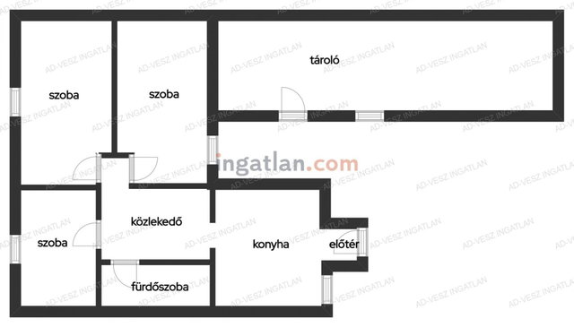 Eladó családi ház, Ócsán 45 M Ft, 3 szobás