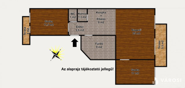 Eladó téglalakás, Szegeden 73 M Ft, 3 szobás