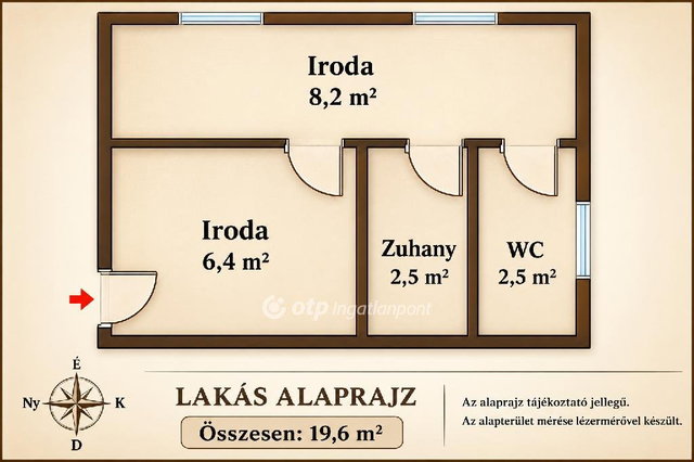 Kiadó iroda, Debrecenben 250 E Ft / hó / költözzbe.hu