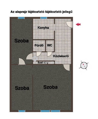 Eladó téglalakás, Budapesten, X. kerületben 63.49 M Ft, 3 szobás