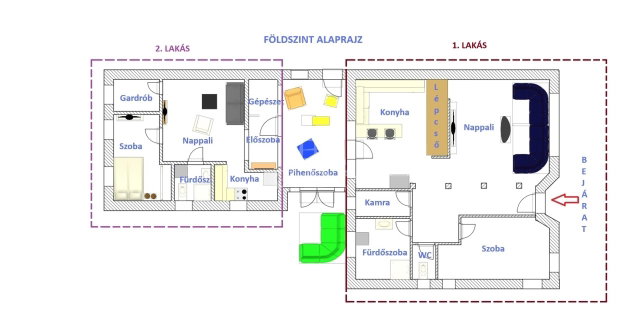 Eladó családi ház, Érden 187.99 M Ft, 7 szobás