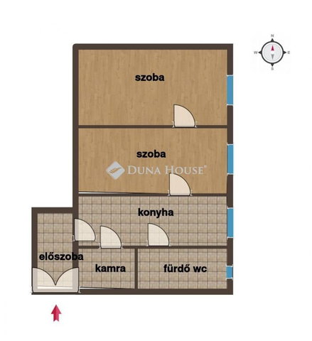 Eladó téglalakás, Dombóváron 21 M Ft, 3 szobás
