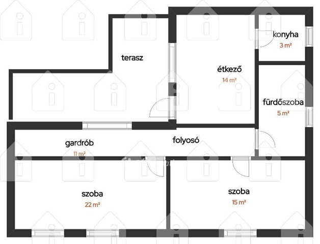 Eladó családi ház, Szentmártonkátán 36.99 M Ft, 2 szobás