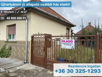 Eladó családi ház, Újhartyánon 49.9 M Ft, 3 szobás