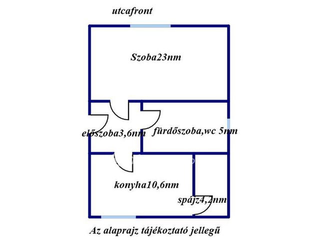 Eladó családi ház, Kabán 10.6 M Ft, 1 szobás
