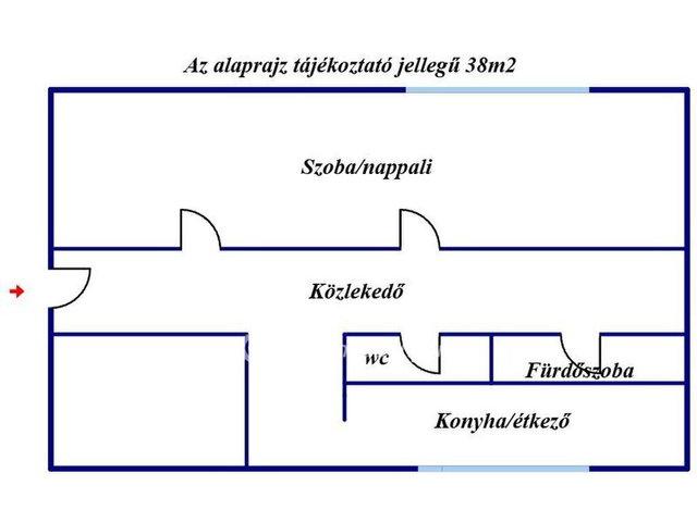 Eladó panellakás, Miskolcon 25.8 M Ft, 1 szobás