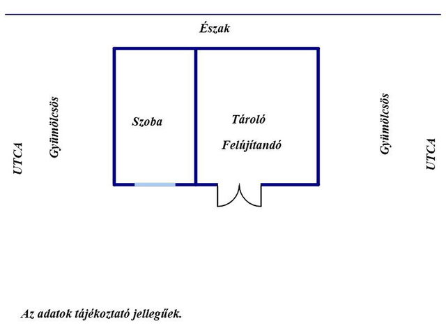 Eladó nyaraló, Kaposváron 6.4 M Ft, 1 szobás