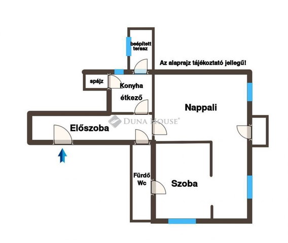 Eladó téglalakás, Győrött 59.5 M Ft, 2 szobás
