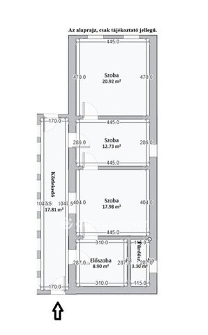 Eladó családi ház, Püspökladányban 17.7 M Ft, 3 szobás