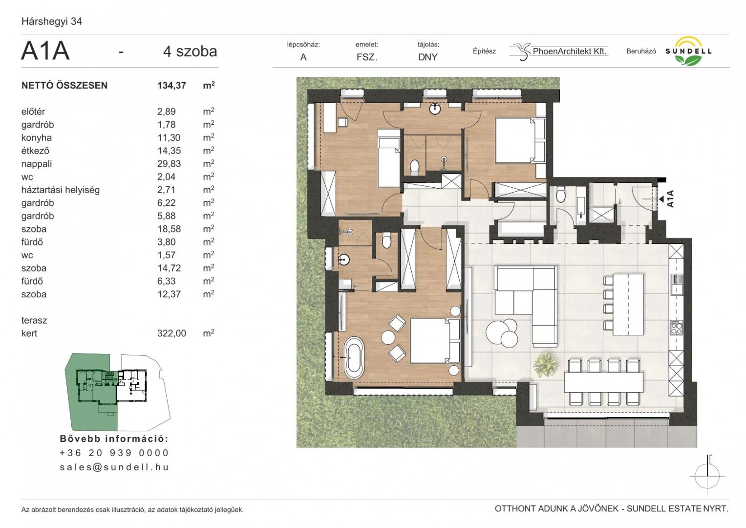Lakás · 4 hálószoba · 138 m² · 560.000.000 Ft