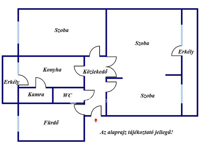 Eladó téglalakás, Szegeden 99.9 M Ft, 3 szobás