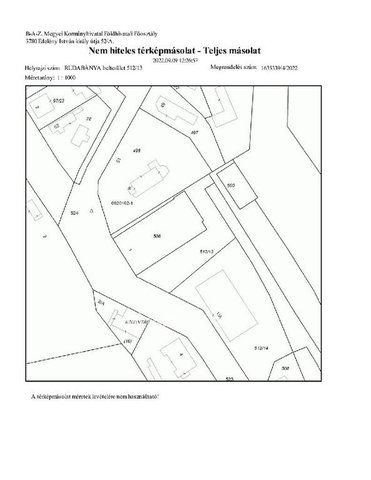 Eladó ipari ingatlan, Rudabányán 65 M Ft / költözzbe.hu
