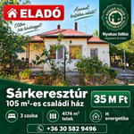 Eladó családi ház, Sárkeresztúron 35 M Ft, 3 szobás