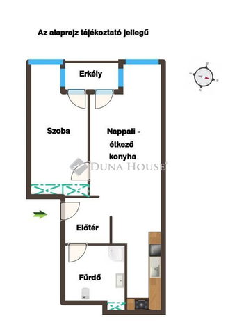 Eladó téglalakás, Budapesten, VIII. kerületben 75 M Ft, 2 szobás