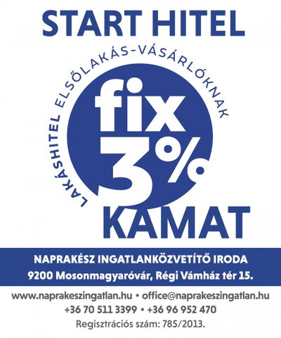 Eladó ikerház, Mosonmagyaróváron 88 M Ft, 3+1 szobás