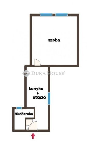 Eladó téglalakás, Budapesten, VI. kerületben 53.9 M Ft, 1 szobás