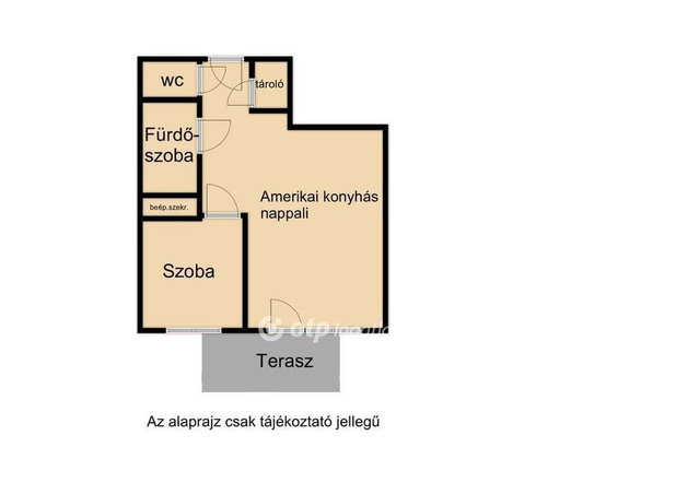 Eladó téglalakás, Hajdúszoboszlón 58 M Ft, 1+1 szobás