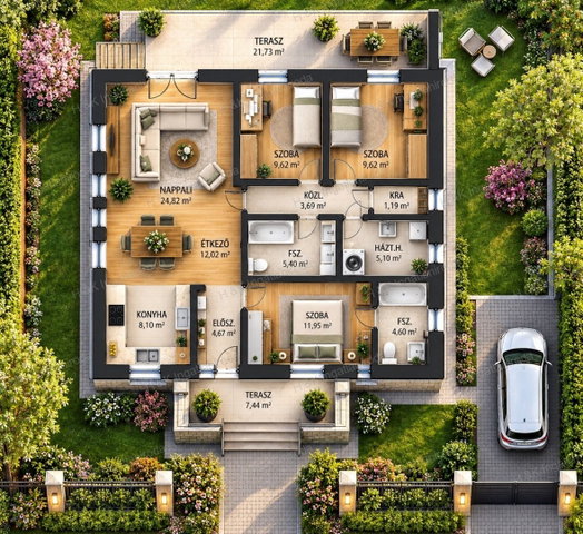 Eladó családi ház, Csörögön 98.5 M Ft, 4 szobás