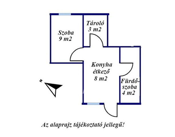 Kiadó téglalakás, albérlet, Cegléden 100 E Ft / hó, 1 szobás