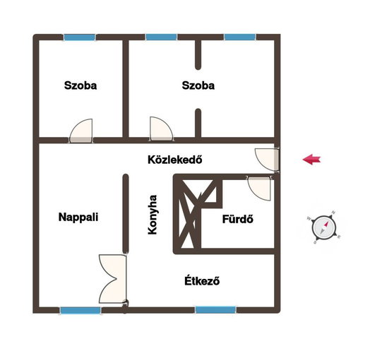 Eladó téglalakás, Székesfehérvárott 63 M Ft, 4 szobás