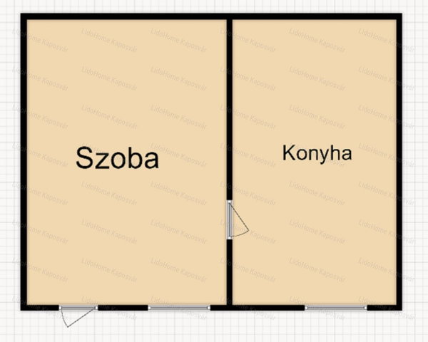 Eladó mezogazdasagi ingatlan, Kaposváron 1.2 M Ft, 1+1 szobás