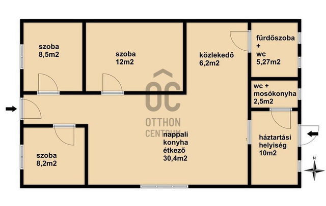Eladó családi ház, Szentliszlón 46.9 M Ft, 7 szobás