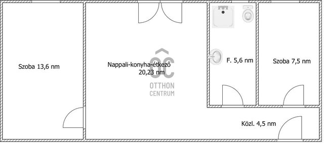Eladó téglalakás, Pakson 37.5 M Ft, 3 szobás