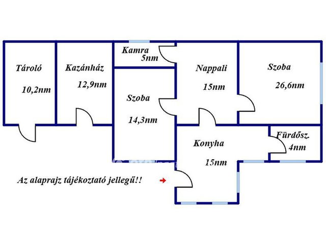 Eladó családi ház, Túrkevén 11.99 M Ft, 2 szobás