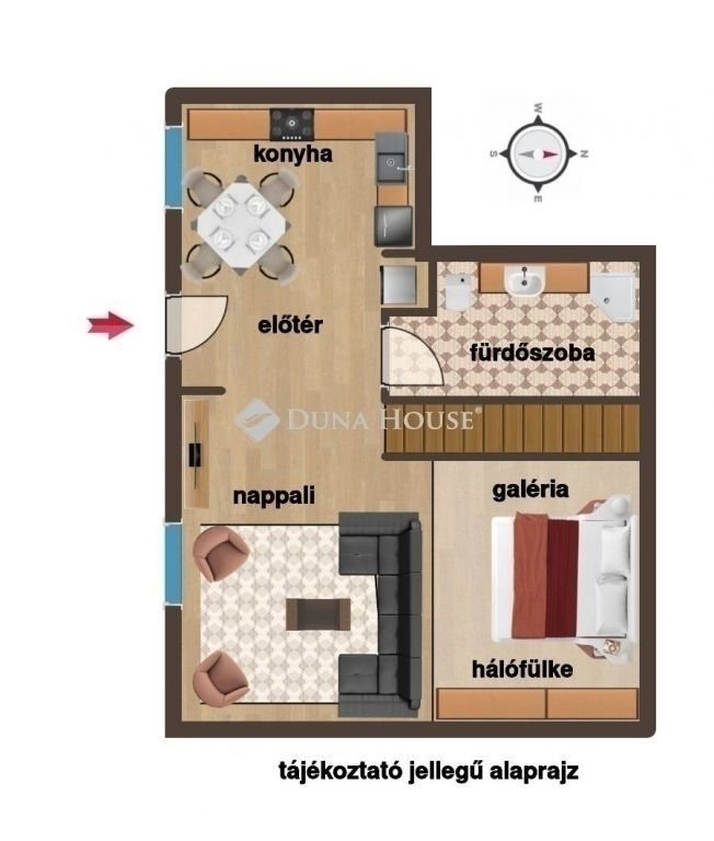 Lakás · 1 hálószoba · 44 m² · 79.900.000 Ft