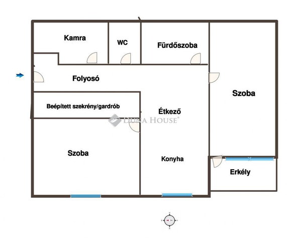Eladó téglalakás, Keszthelyen, Vaszary Kolos utcában 44.9 M Ft