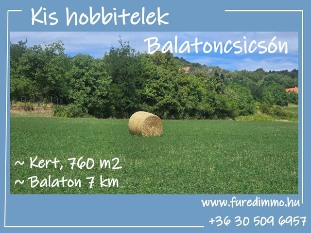 Eladó telek, Balatoncsicsón 6.5 M Ft / költözzbe.hu